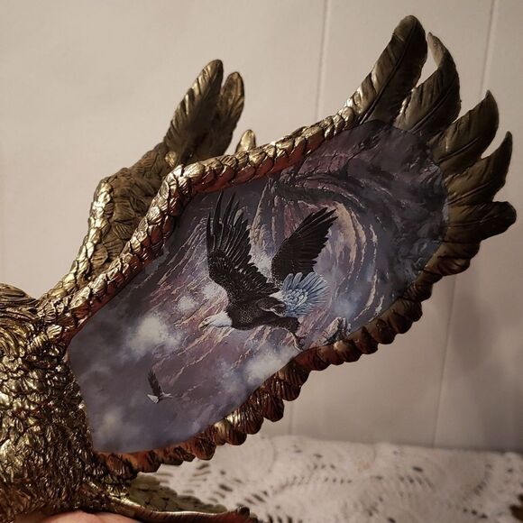 Bradford Exchange "Freedom's Guardian" from On Eagle's Wings Collection Statue - Picture 6 of 8